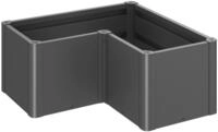 Biohort Hochbeet "BELVEDERE L-Form mini 1, verschiedene Farben" 102x102x45 cm, extrem
