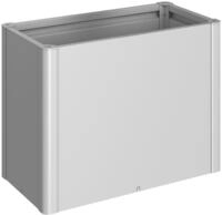 Biohort Hochbeet "1x0,5 silber-metallic" 102x53x77 cm, extrem langlebig, aus Metall