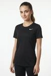 Trainingsshirt NIKE "W NK DF RLGD SS TEE", Damen, Gr. XS (30/32), schwarz-wei&szlig;
