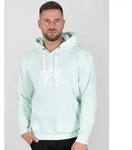 Hoodie ALPHA INDUSTRIES "Basic Hoodie BL", Herren, Gr. XXS, gr&uuml;n (mint),
