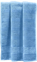 Handtuch CAW&Ouml; Gr. 1, blau (bleu), B:50cm L:100cm, Walkfrottee, 100% Baumwolle,
