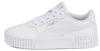 Sneaker PUMA "CARINA 2.0 PS" Gr. 35, weiß (puma white, puma silver) Kinder...