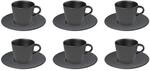 Villeroy & Boch Espressotasse "Espresso Set Manufacture Rock 60 ml 6er Set schwarz"