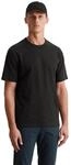 T-Shirt MARC O'POLO "aus hochwertiger Bio-Baumwolle", Herren, Gr. L, schwarz,