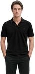 Poloshirt MARC O'POLO "aus reiner Bio-Baumwolle", Herren, Gr. 3XL, schwarz,