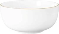 Seltmann Weiden M&uuml;slischale "Liberty - Goldrand" 1 Stk. aus Porzellan Schale 15 cm