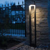 Außen-Stehlampe HEITRONIC "Bonita" Lampen Gr. Höhe: 100 cm, grau (anthrazit) LED