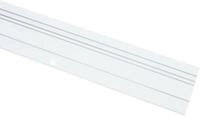 GARDINIA Vorhangschiene 3 l&auml;ufig-l&auml;ufig Fixma&szlig; Serie Aluminim-Vorhangschiene