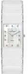 Keramikuhr JACQUES LEMANS "Dublin", wei&szlig; (wei&szlig;, silberfarben), Armbanduhren, Damen,
