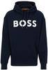 Hoodie BOSS ORANGE "WebasicHood" Gr. XL, blau (dark blue) Herren Sweatshirts