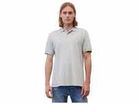 Poloshirt MARC O'POLO Gr. S, grau (iron grey melange) Herren Shirts Kurzarm