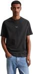 T-Shirt MARC O'POLO DENIM, Herren, Gr. M, schwarz, Jersey, Obermaterial: 100%