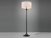 Stehlampe TRIO LEUCHTEN "Sabia" Lampen Gr. Ø 45,7 cm Höhe: 155,0 cm, schwarz
