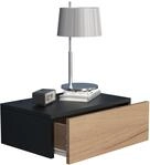 VCM Nachttisch "Holz Wandschublade Wand H&auml;nge Nachttisch Usal M45" 1 Stk. tlg.