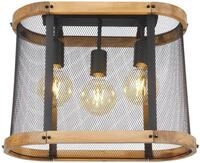 GLOBO LIGHTING Deckenleuchte "JEANIE", braun (schwarz), 1 Stk., Leuchten,