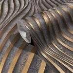 Marburg Vliestapete "Twist" 3D-Optik strukturiert moderne Tapete f&uuml;r Wohnzimmer