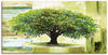 Artland Wandbild "Frühlingsbaum auf abstraktem Hintergrund", Bäume, (1 St.)