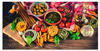 Artland Wandbild "Italienisch mediterrane Lebensmittel", Lebensmittel, (1 St.),...