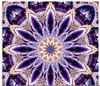 Artland Glasbild "Mandala Stern lila", Muster, (1 St.), in verschiedenen...