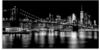 Glasbild ARTLAND "Manhattan Skyline & Brroklyn Bridge I" Bilder Gr. B/H: 60 cm...
