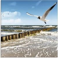 Artland Glasbild "Ostsee" Gew&auml;sser 1 Stk. tlg. in verschiedenen Gr&ouml;&szlig;en