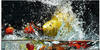 Artland Glasbild "Spritzendes Obst auf dem Wasser", Lebensmittel, (1 St.), in