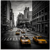 Artland Glasbild "New York City Verkehr 5th Avenue", Amerika, (1 St.), in
