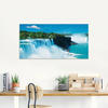 Glasbild ARTLAND "Niagara" Bilder Gr. B/H: 80 cm x 60 cm, Gewässer, 1 St., blau