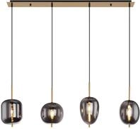 GLOBO LIGHTING H&auml;ngeleuchte "BLACKY I", messingfarben, H: 120cm, 1 Stk., Leuchten,