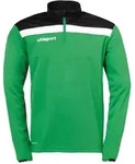 Trainingspullover UHLSPORT "1/4 ZIP TOP OFFENSE 23 Kids", Jungen, Gr. 164, gr&uuml;n