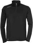 Trainingspullover UHLSPORT "1/4 ZIP TOP ESSENTIAL Kids", Jungen, Gr. 128, schwarz