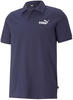 Poloshirt PUMA "Essentials Pique Herren" Gr. M, blau (peacoat blue) Herren Shirts