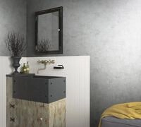 Marburg Vliestapete "Concrete" gl&auml;nzend strukturiert moderne Tapete f&uuml;r...