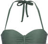 Bügel-Bandeau-Bikini-Top SUNSEEKER "Loretta" Gr. 36, Cup B, grün (oliv) Damen