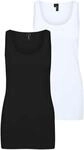 Vero Moda Tanktop "VMMAXI MY SOFT LONG TANK TOP 2-PACK" Packung, 2 Stk.