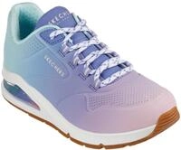 Sneaker SKECHERS "UNO 2 OMBRE AWAY", Damen, Gr. 39, blau (blau kombiniert),