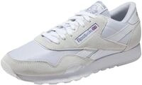 Sneaker REEBOK CLASSIC "CL NYLON", Herren, Gr. 40, wei&szlig; (wei&szlig;, beige), Leder,