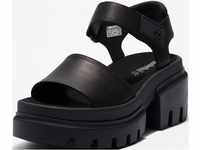 Sandale TIMBERLAND "Everleigh Ankle Strap" Gr. 39,5, schwarz Schuhe