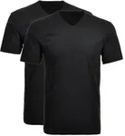 T-Shirt RAGMAN "T-Shirt 2er Pack", Herren, Gr. 3XL, schwarz, Obermaterial: 100%