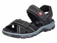 Sandale RIEKER Gr. 37, schwarz Damen Schuhe Outdoorsandale Trekkingsandalen