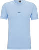 T-Shirt BOSS ORANGE "Tokks" Gr. M, blau (open blue 460) Herren Shirts T-Shirts...