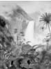 KOMAR Vliestapete "Jurassic Waterfall" Tapeten 200x280 cm (Breite x Höhe) Gr. B/L:
