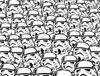 KOMAR Vliestapete "Star Wars Stormtrooper Swarm" Tapeten Gr. B/L: 250 m x 280 m,