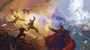 KOMAR Vliestapete "Avengers Epic Battles Two Worlds" Tapeten 500x280 cm (Breite x