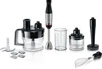 BOSCH Stabmixer "ErgoMaster Serie 6 MSM6M673, 4 Klingen, Mixfu&szlig; Edelstahl, schwarz"