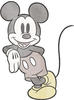 KOMAR Fototapete "Mickey Essential" Tapeten 100x127 cm (Breite x Höhe),