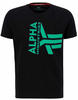 Alpha Industries T-Shirt "ALPHA INDUSTRIES Men - T-Shirts Half Logo Foam T"
