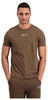 T-Shirt ALPHA INDUSTRIES "ALPHA Men - T-Shirts Organics EMB T" Gr. M, braun (organic