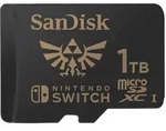 SANDISK Speicherkarte "microSDXC Extreme, Nintendo licensed Zelda Edition", schwarz,