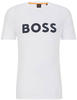 T-Shirt BOSS ORANGE "Thinking 1 10246016 01" Gr. L, weiß (white100) Herren...